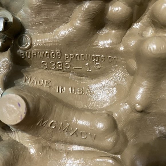 VINTAGE BURWOOD PLAQUES FRUIT SWAG KITCHEN DECOR WALL ART 1995 SET OF 2 - Picture 7 of 8